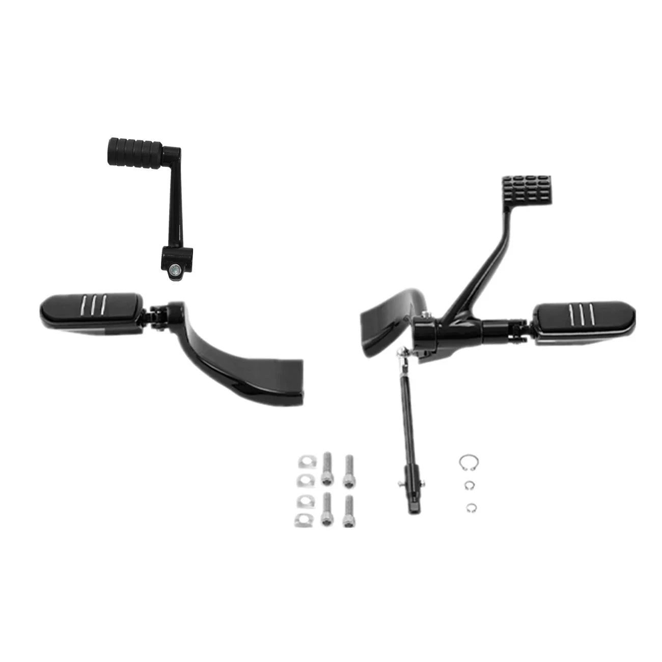 Black Mid-Controls Shifter Lever Pegs for Harley Sportster XL (2014-2022)