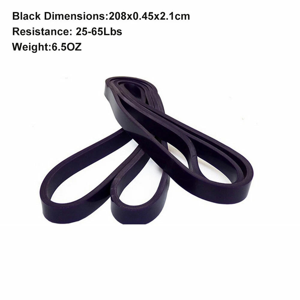 Heavy Duty Resistance Yoga Bands Loop for Fitness Workout Gym AU