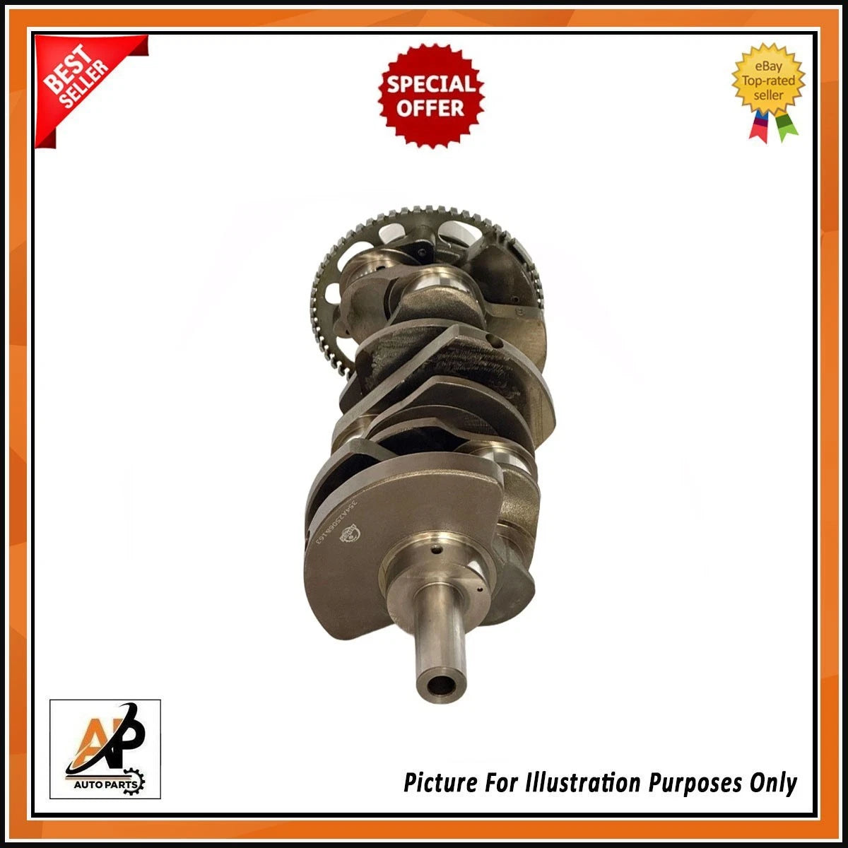Crankshaft for Maserati Ghibli 3.0 Diesel Nitrated Version M157 (2014–2020)