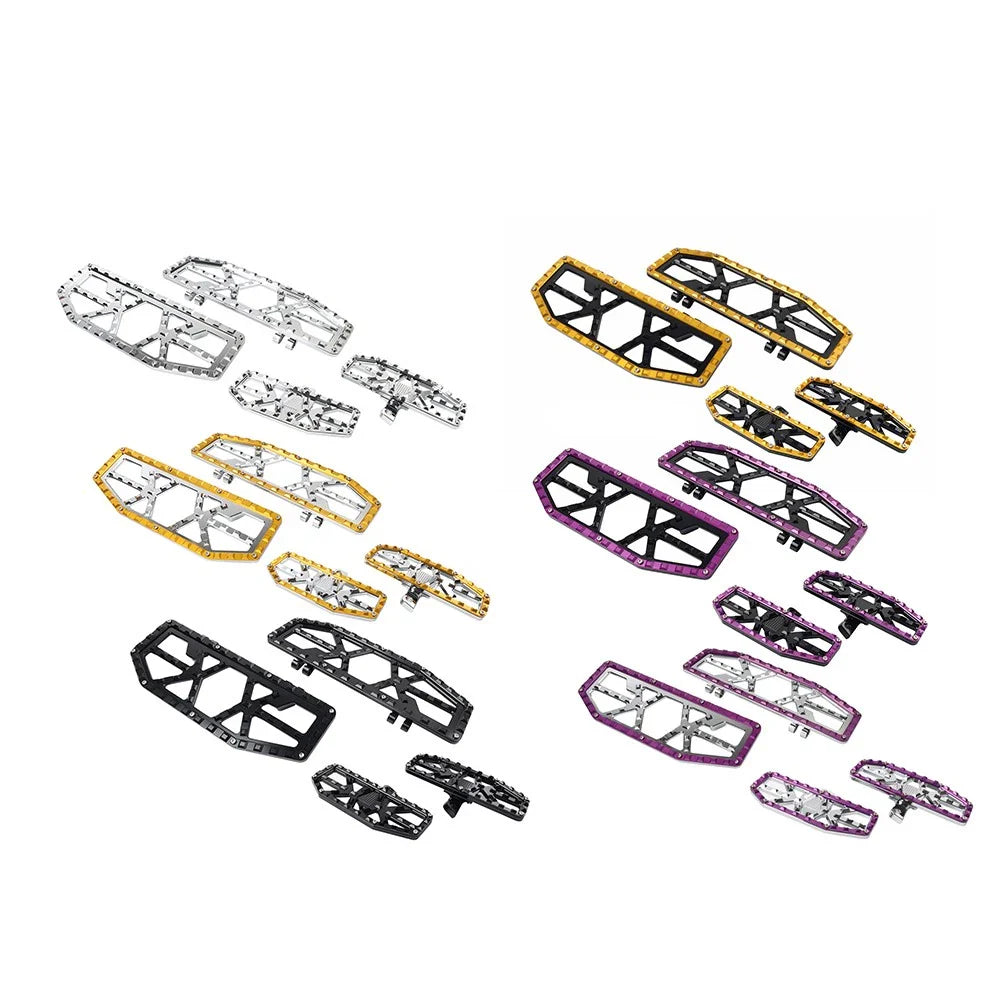 Driver Passenger Floorboard Foot Pegs for Harley Touring (1986-2023)