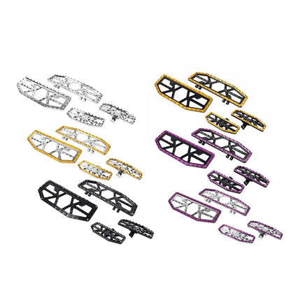 Driver Passenger Floorboard Foot Pegs for Harley Touring (1986-2023)