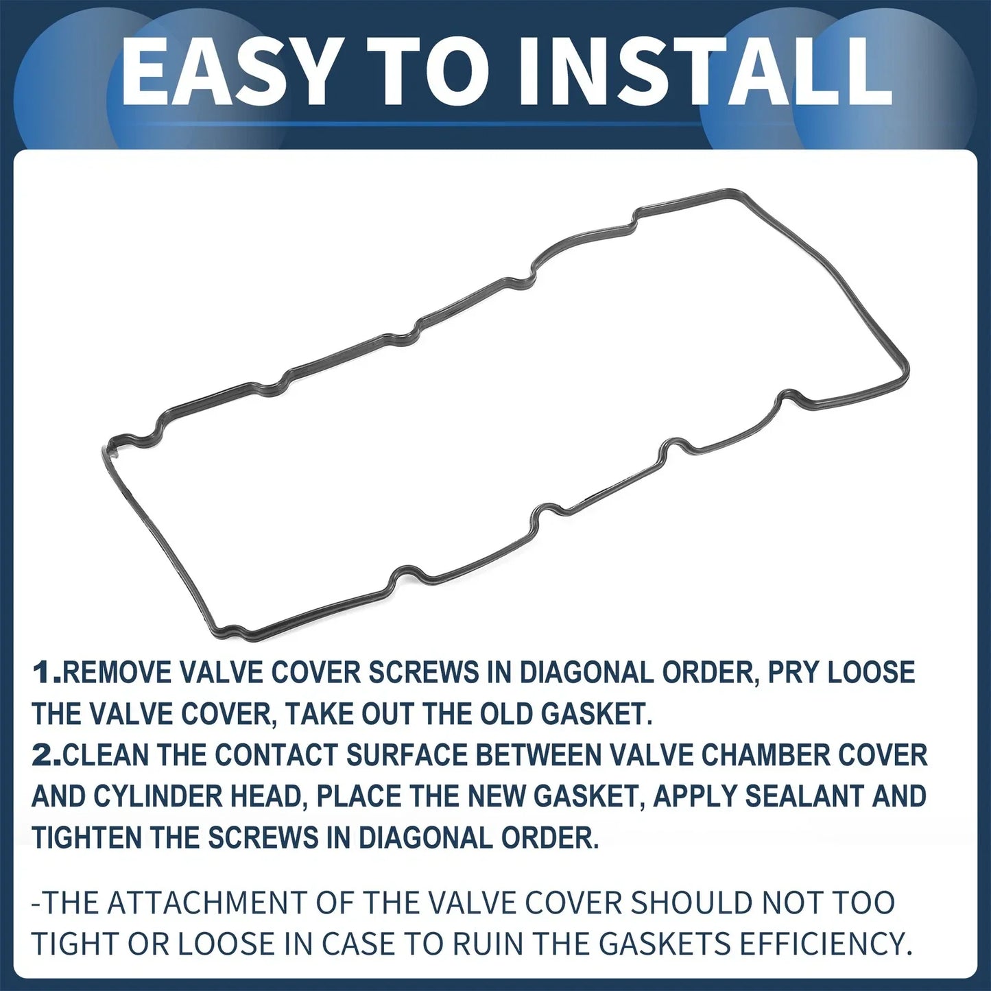 Valve Cover Gasket for Hyundai Accent, Kia Rio (2005 - Present)
