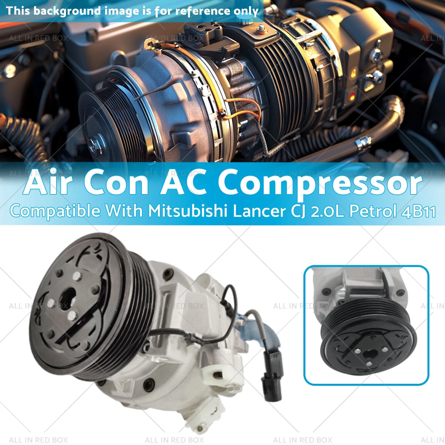 AC Compressor for Mitsubishi Lancer CJ 2.0L Petrol (2007-2017)