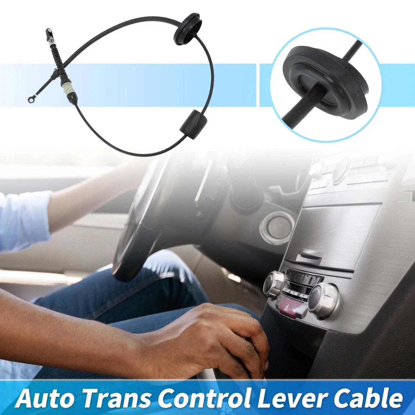 Auto Trans Gear Shifter Cable for Dodge Avenger, Chrysler 200 (2011-2014)