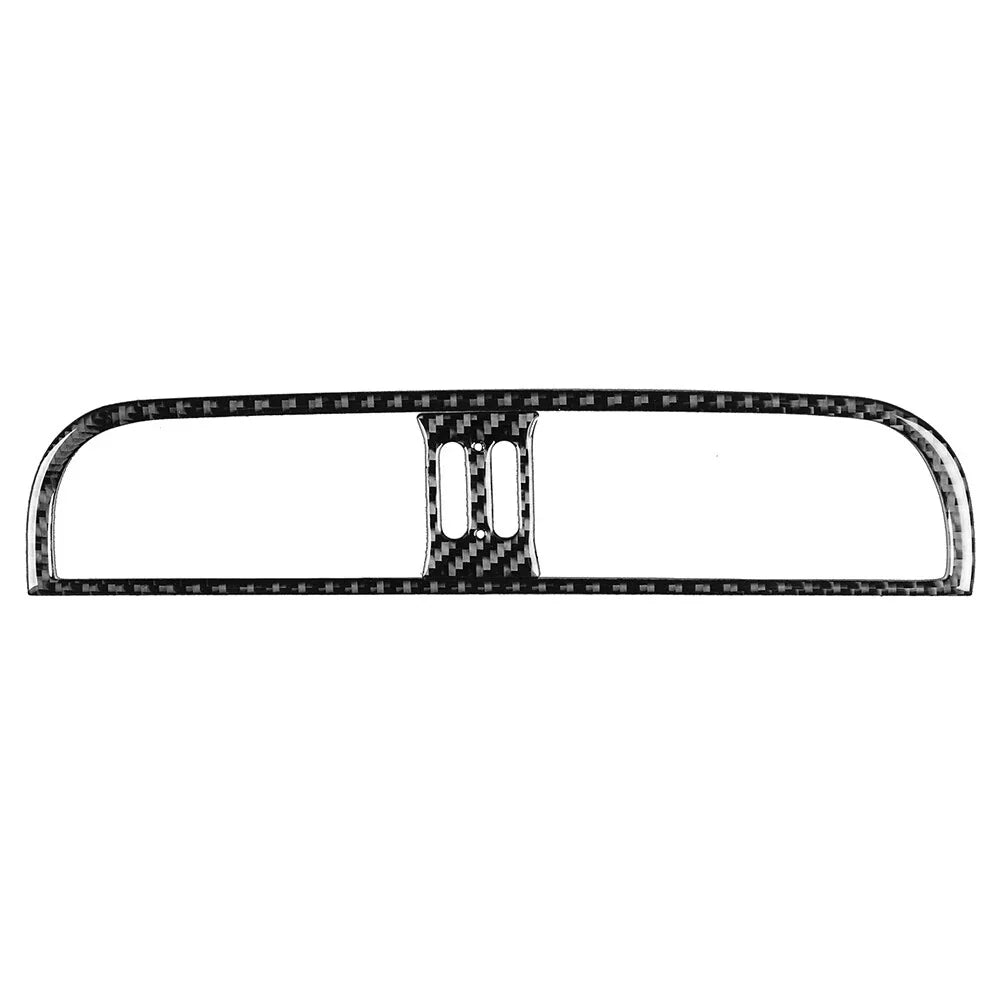 Carbon Fiber Console Air Vent Outlet Cover for Fiat 500 (2012-2015)