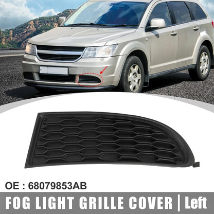 Front Left Fog Light Bumper Grille Cover for Dodge Journey (2011-2020)