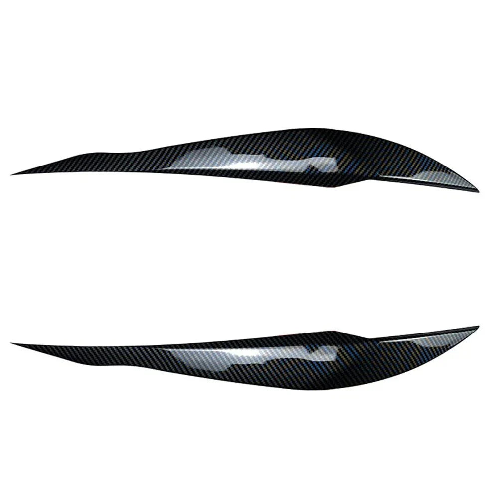 Carbon Black Eyelid Headlight Cover Set for F30 Sedan (2012–2018)