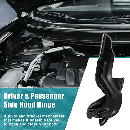 Hood Hinge 2 x Black for Honda (654003TA0A) (2016-2021)