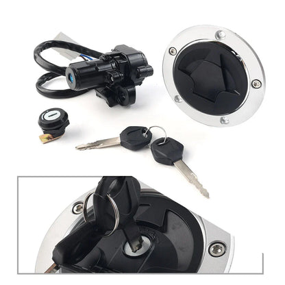 Kawasaki Vulcan S 650 Fuel Gas Cap Ignition Switch Seat Lock Set (2014-2022)