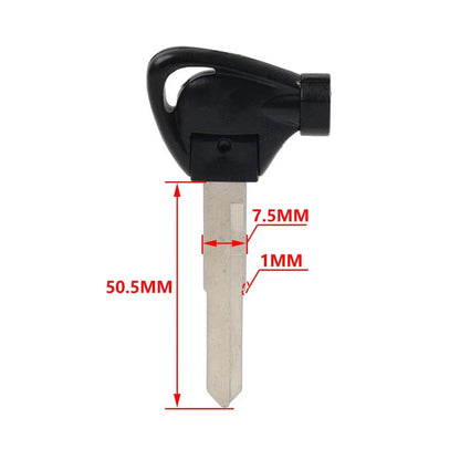 Left Ignition Key Blank Shell Case Uncut Blade for Yamaha Scooter