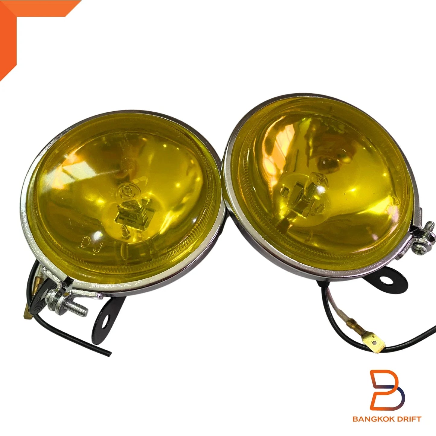 3" Yellow Lens Universal Halogen Fog Light Spot Lamp H3 12V 55W for DJ199