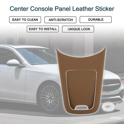 Center Console Panel Sticker for Mercedes-Benz E-Class (2024) Brown 1 Set