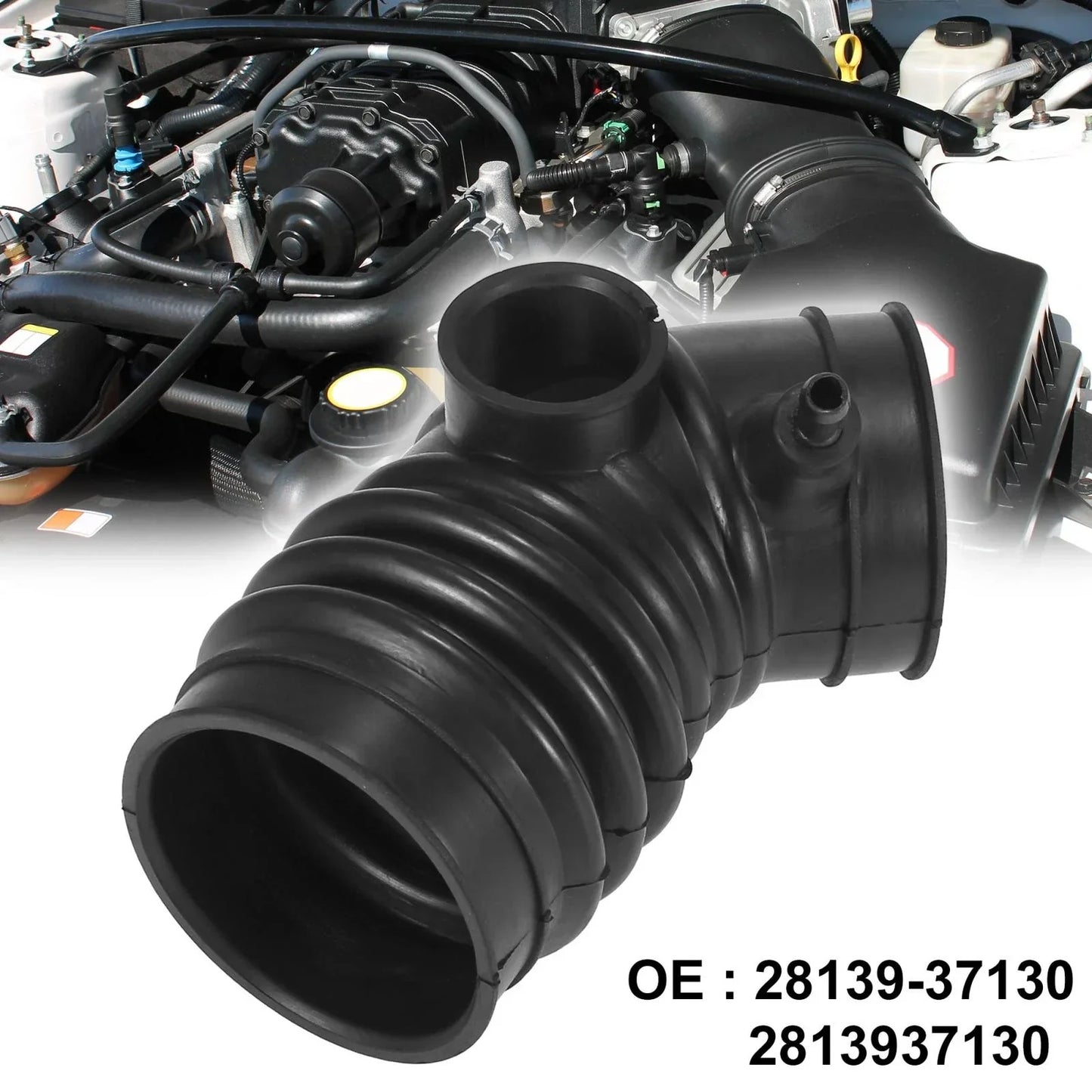 Engine Air Rubber Intake Hose for Hyundai Santa Fe 2.7L (2001-2006)