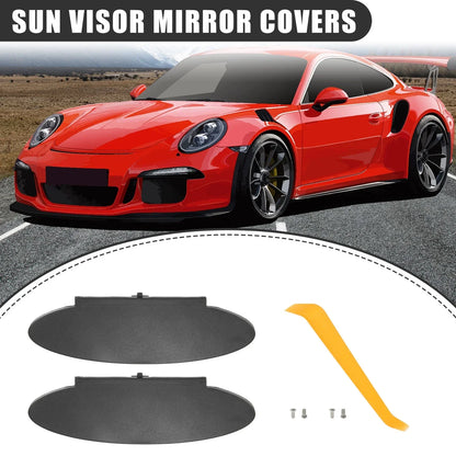 Sun Visor Mirror Covers for Porsche 911