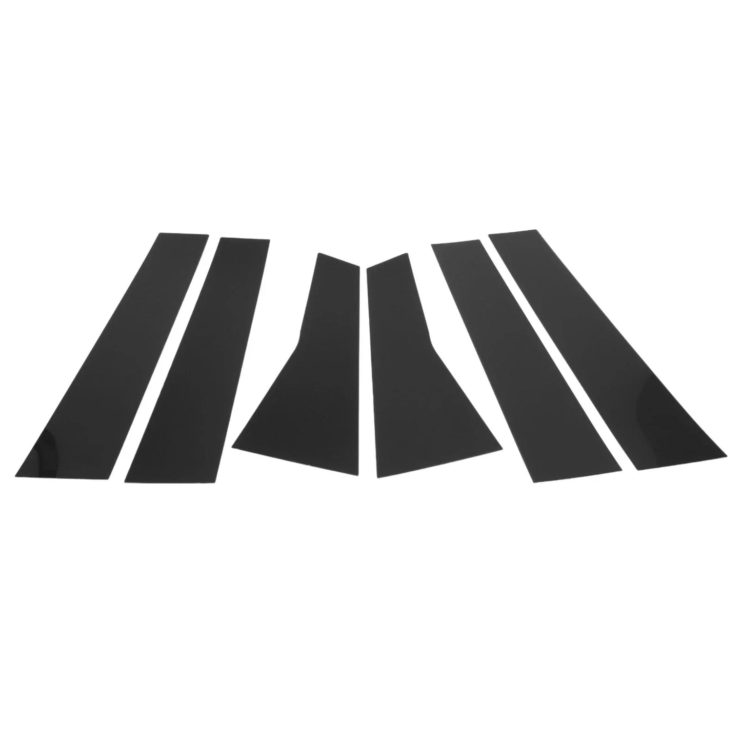 6 x Car Pillar Window Trim Covers for Mercedes Benz B-Class (2020-2023) Black