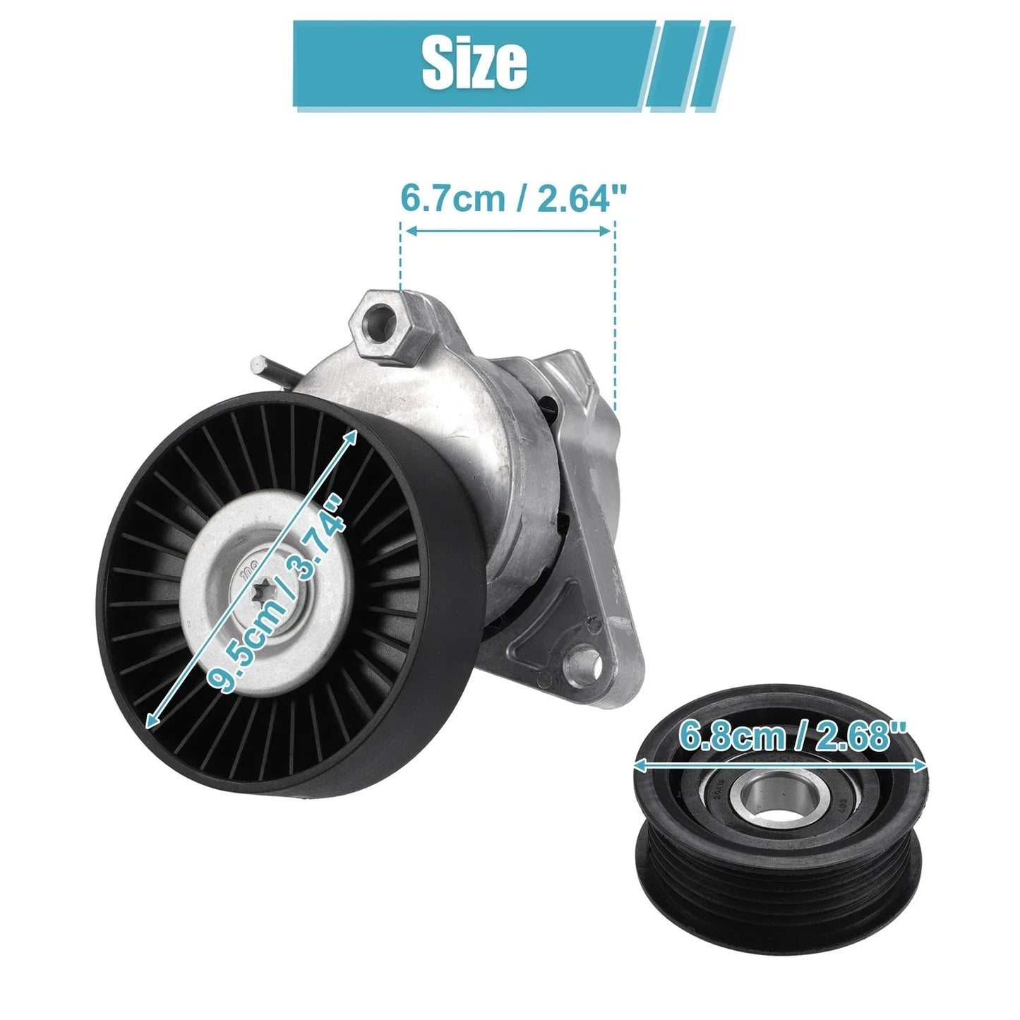 Belt Tensioner Pulley Assembly for Mercedes-Benz C280 (2001-2005)