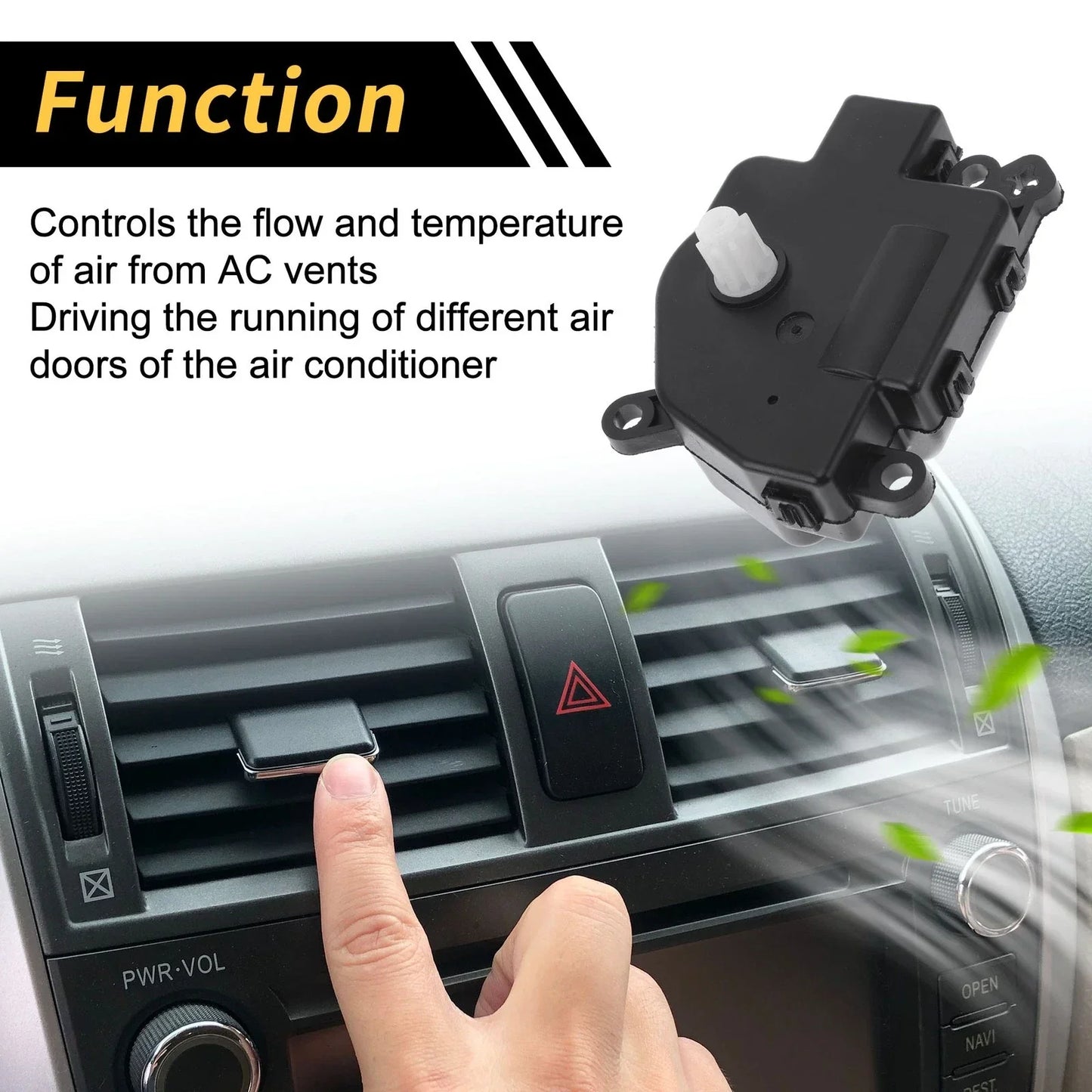 HVAC Air Door Actuator for Chrysler 200 Heater Blend (2011-2014)