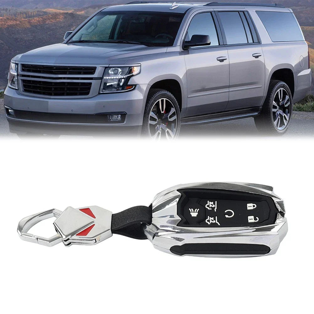 Remote Key Fob Shell Case Cover for GMC Yukon, Chevy Tahoe, Suburban, Silverado