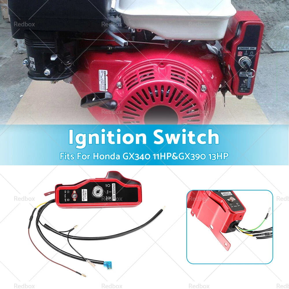 Ignition Switch Key Panel for Honda GX340 11HP, GX390 13HP