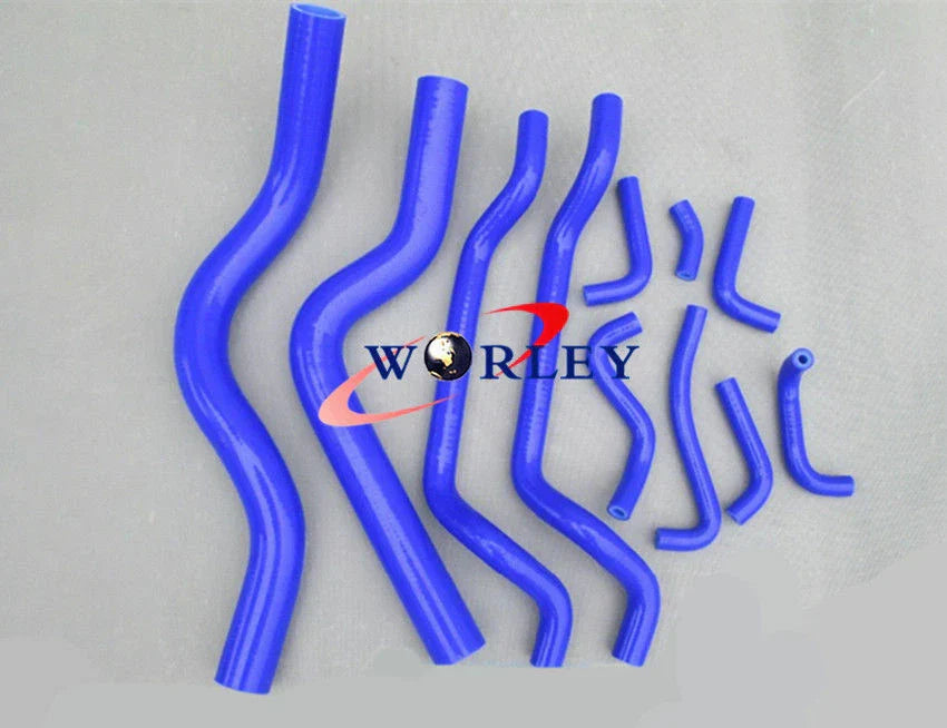 Silicone Radiator & Heater Hose for Mitsubishi Eclipse DSM 4G63T 1990-1994 Blue