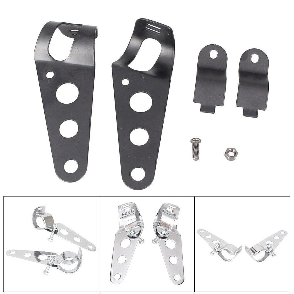 28-36mm Headlight Mount Bracket for Harley Chopper Cafe Racer