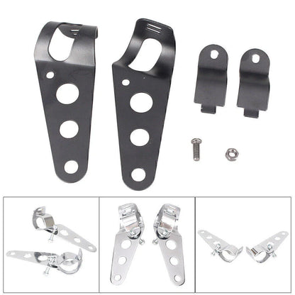 28-36mm Headlight Mount Bracket for Harley Chopper Cafe Racer
