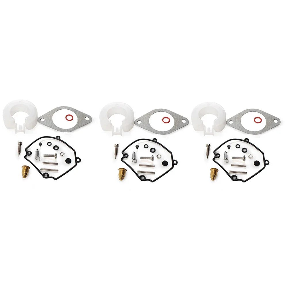 3 x Carburetor Repair Kits for Yamaha Outboard 75-90HP