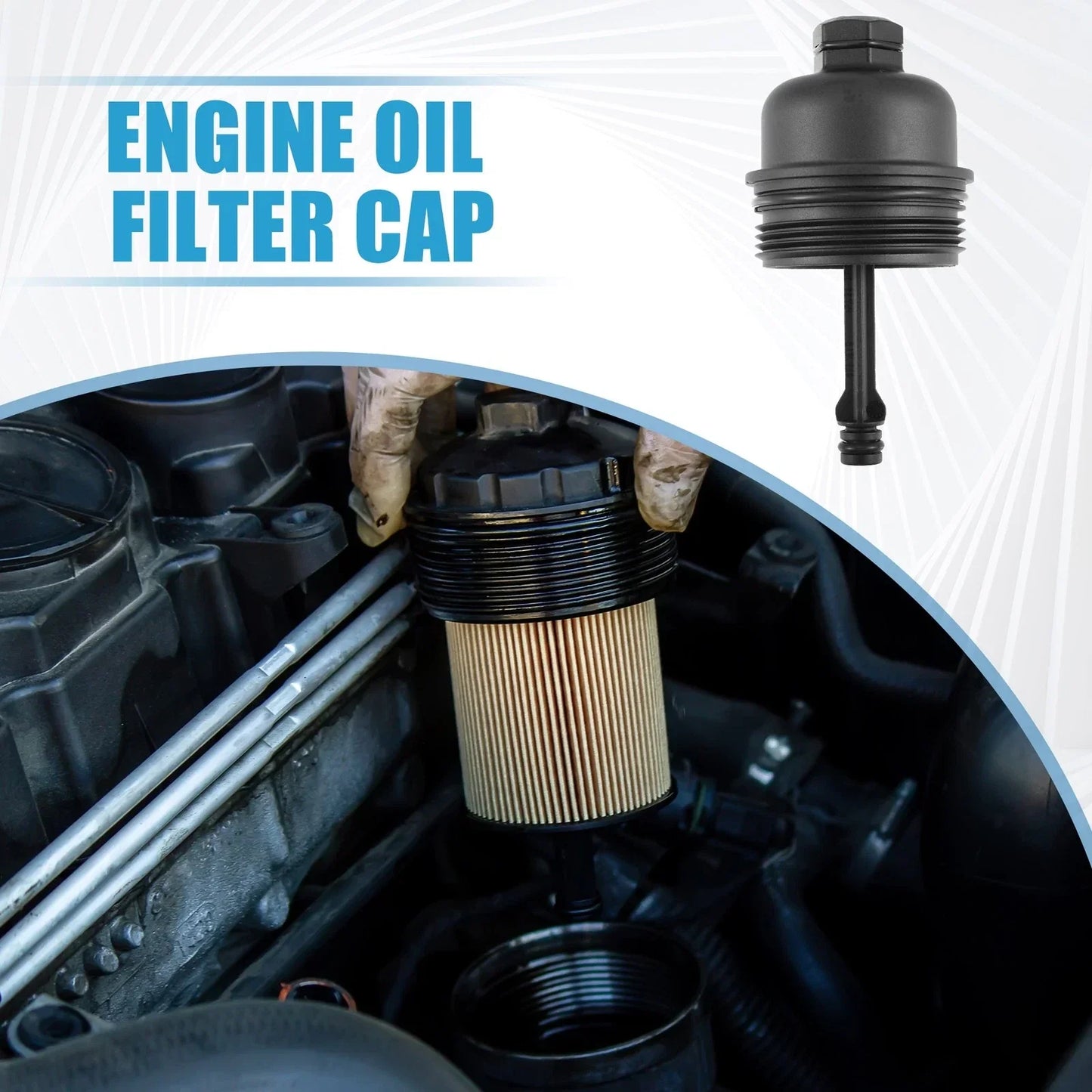 Engine Oil Filter Housing Cap for Mercedes A190 A210 W168 (1997-2004)
