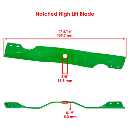 Deck Blade Replacement 17.35 Inch for Ariens and Gravely ZT34 (2000–2009)