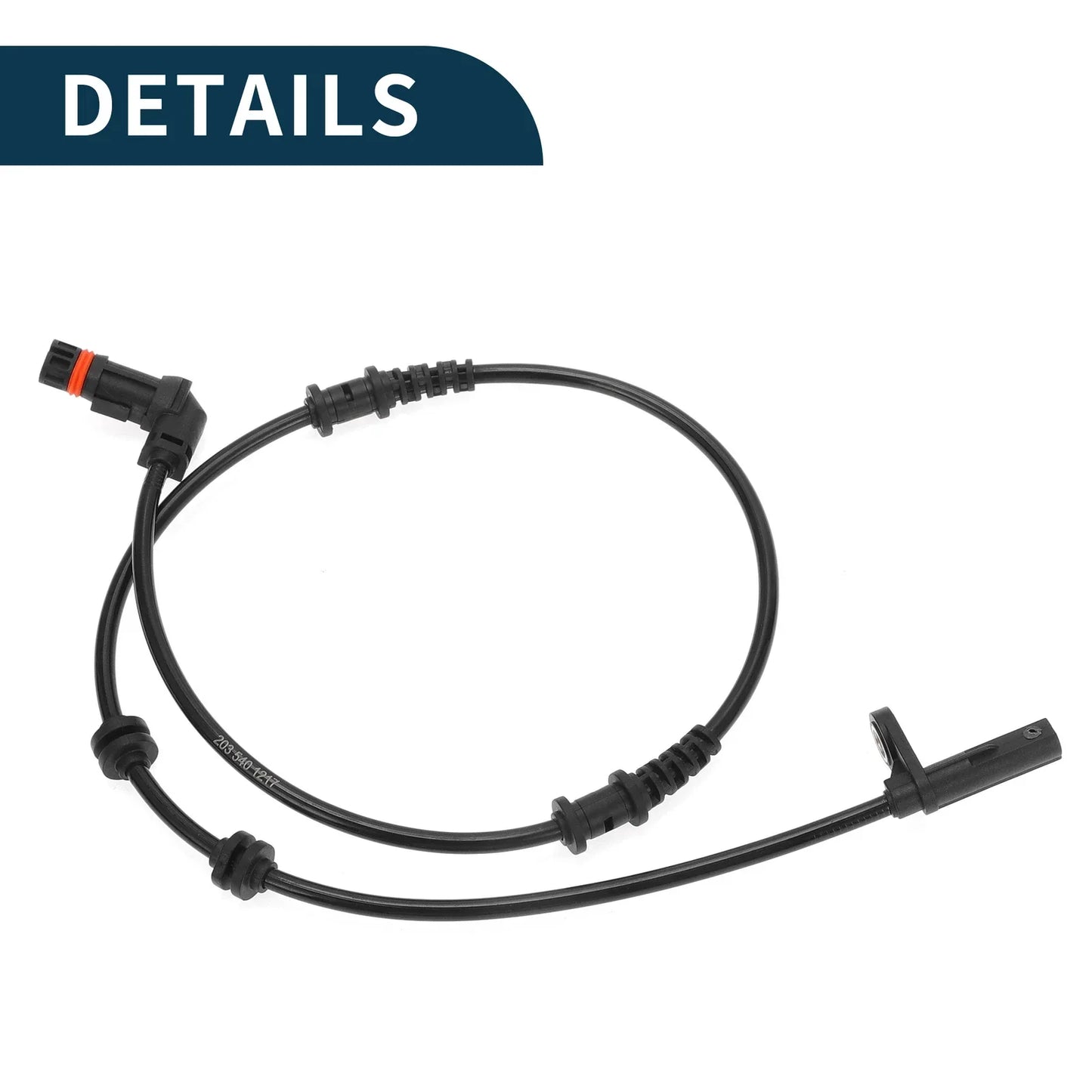 2 x Front ABS Wheel Speed Sensors for Mercedes-Benz C230 (2001-2007)