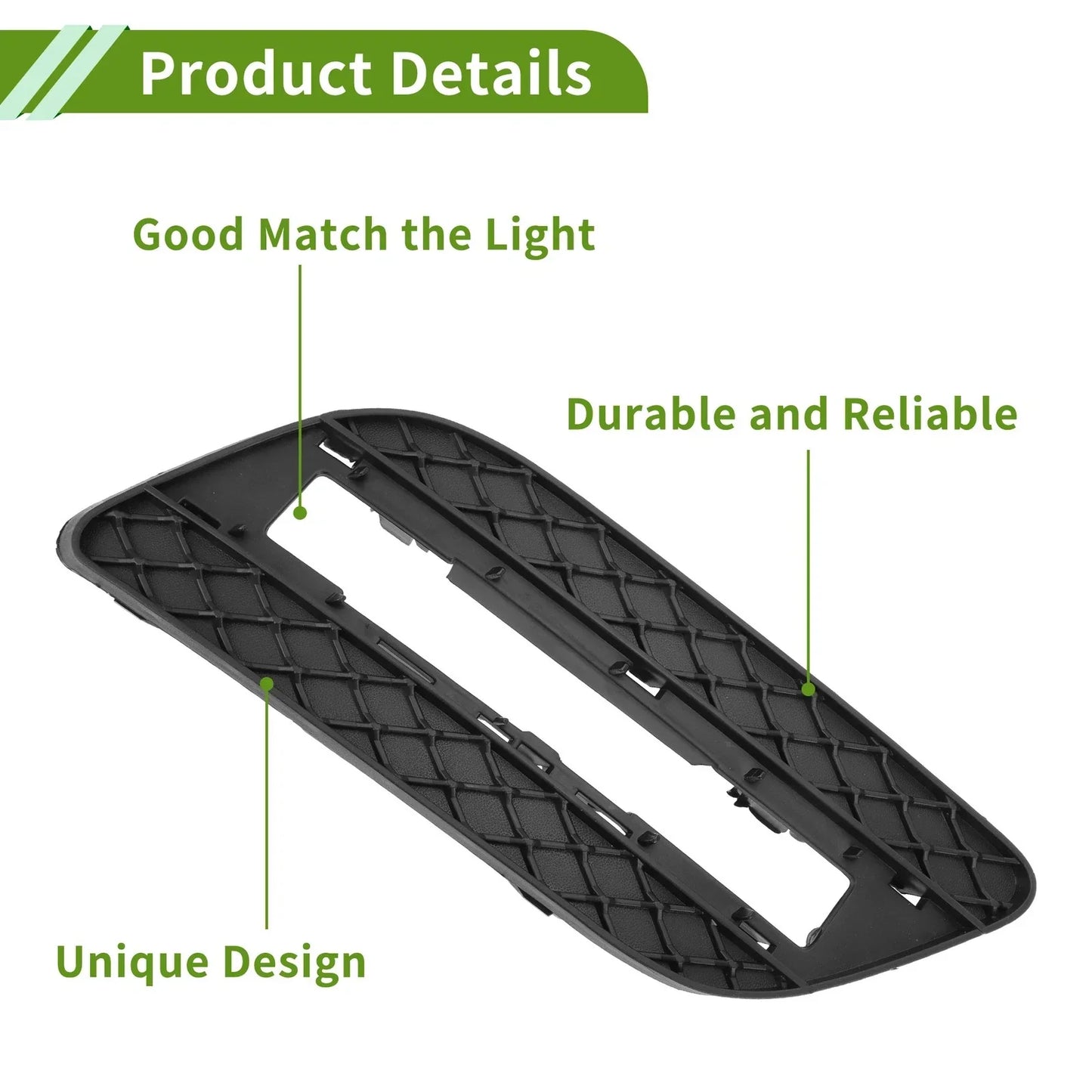 Front Right Fog Light Grill for Mercedes Benz ML550 (2012-2015)