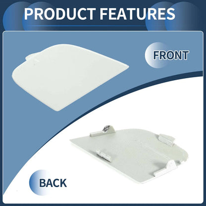 Rear Bumper Tow Hook Cover for Mercedes-Benz W172 (2012-2019) Diamond White