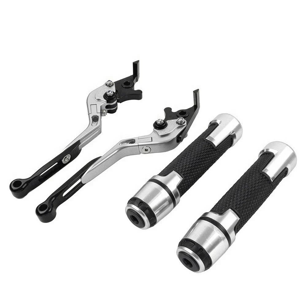 Folding Extendable Brake Clutch Lever Grip Set for Street Twin (2016-2023)