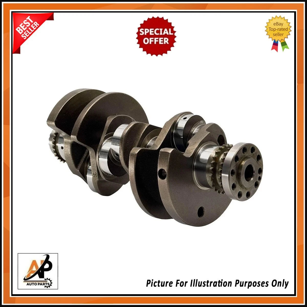 Crankshaft for Audi A4 A5 Phaeton Cayenne 3.0 TDI Diesel (2010–2015)