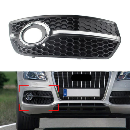 Black Fog Light Lamp Covers for Audi Q5 (2009-2011)
