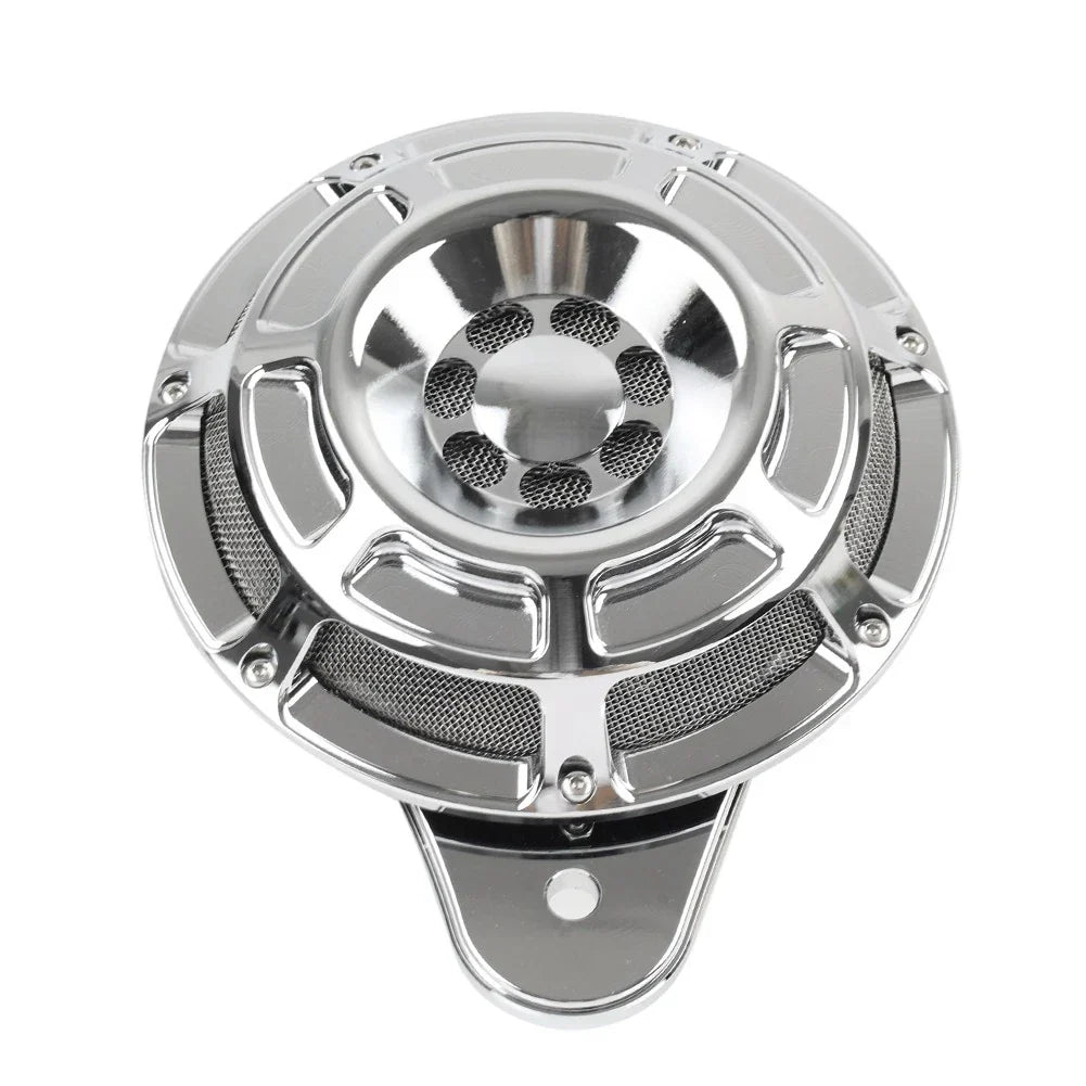 Horn Speaker Cover for Harley Sportster Dyna Big Twin 1991-2023 Chrome