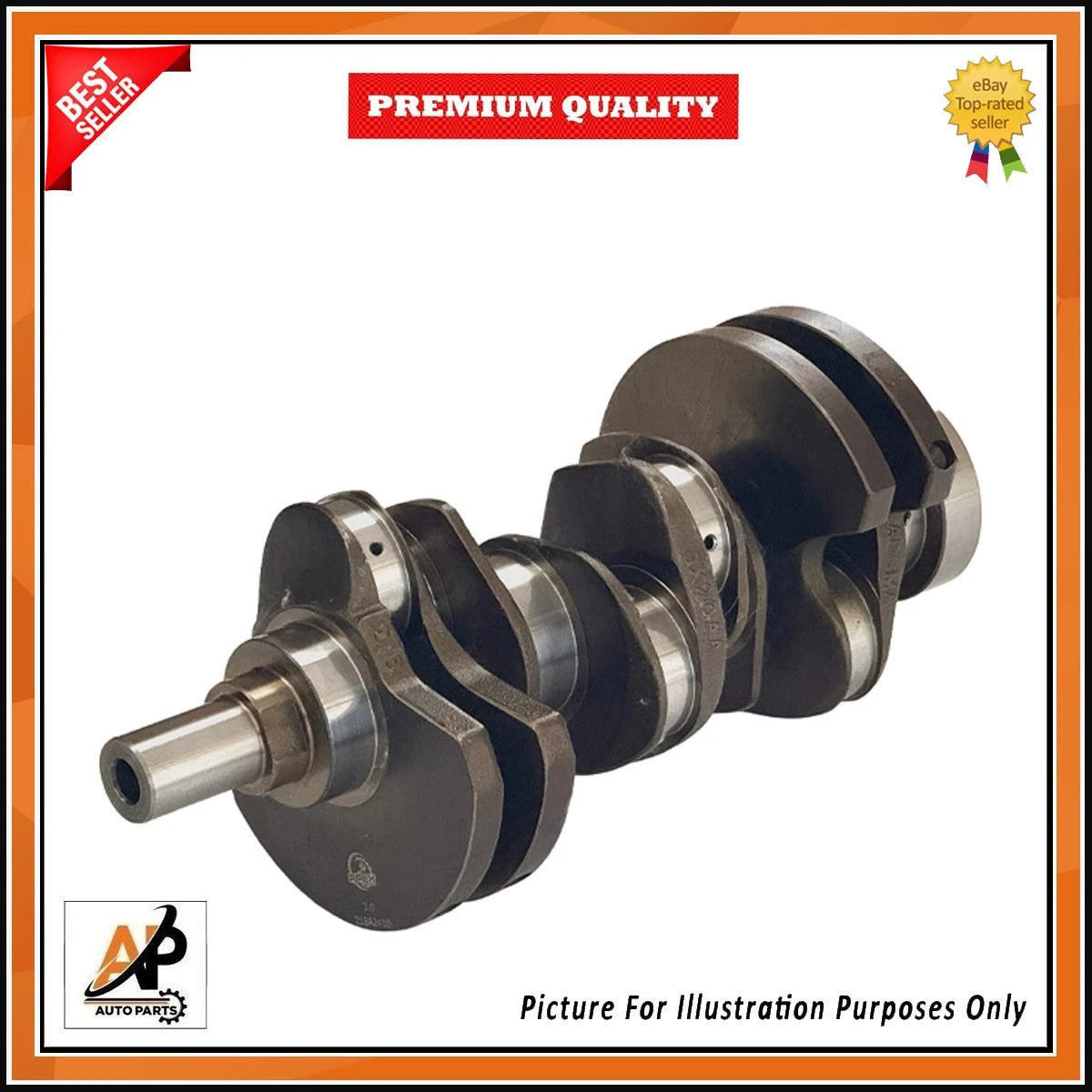 Crankshaft for Jaguar F-PACE XF XJ 3.0 TDV6 (306DT) (2016–2020)