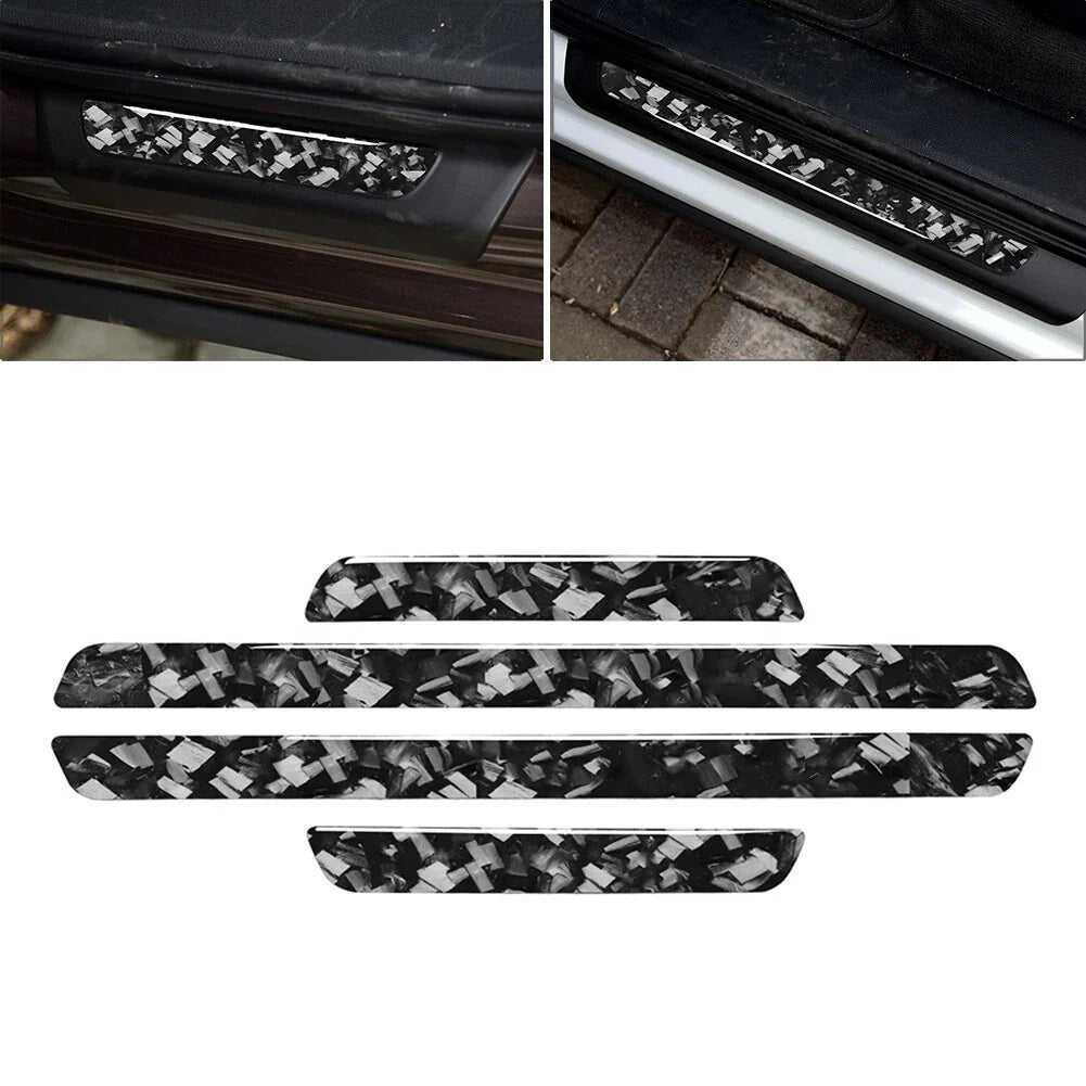 4pcs Door Sill Plate Trim for Audi Q7 SQ7 (2016-2019)