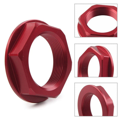 36mm Universal Motorcycle Triple Tree Stem Yoke Center Hole Nut CNC