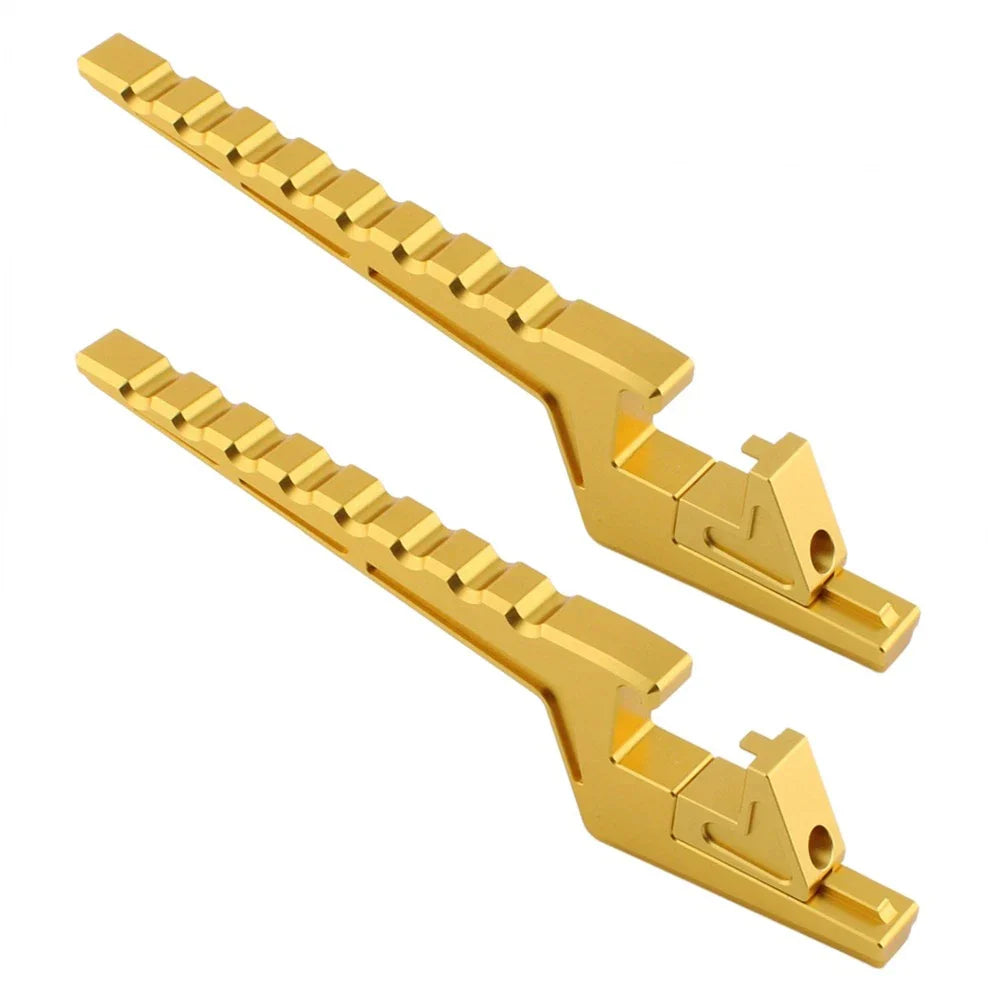 Gold Passenger Foot Peg Extensions for Surron Light Bee X/S X/L1E (2020-2023)