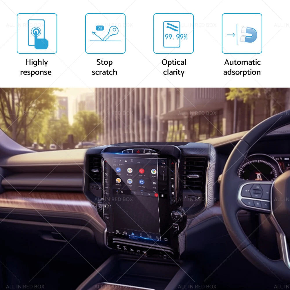 12" Touch Screen Protector Tempered Glass for RAM 1500 (2020-2022)