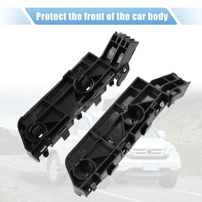 Front Bumper Bracket for Honda CR-V 2007 (2007) - Plastic Black, 2 x Items