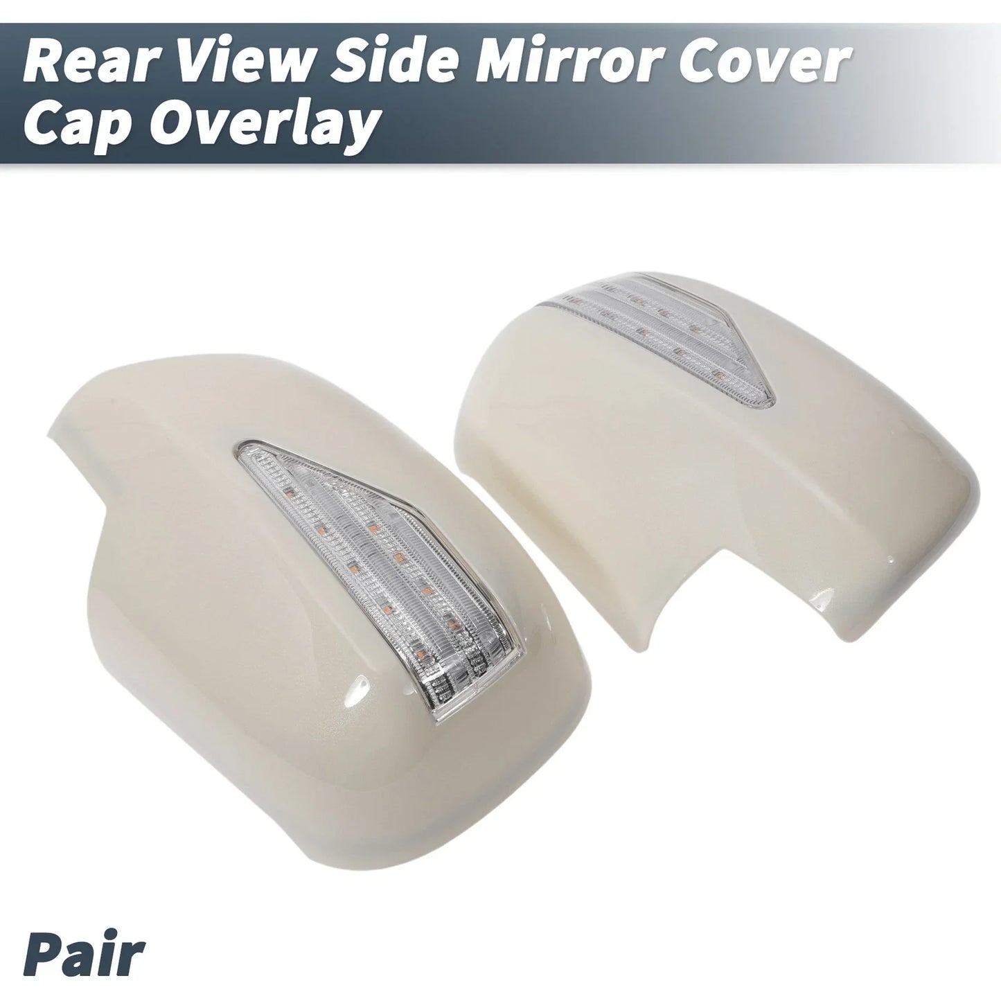 ABS Plastic Rearview Mirror Cover Overlay for Lexus RX330 RX300 (2003)