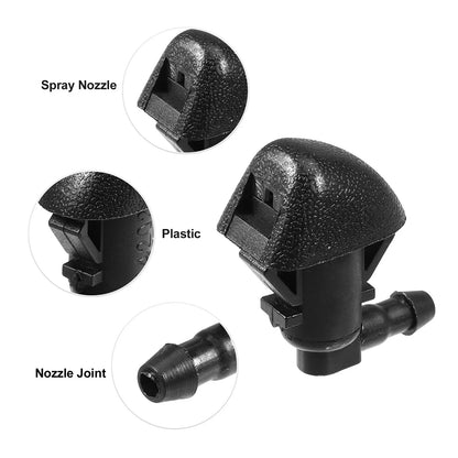 2 x Front Windshield Wiper Washer Nozzles for Honda Pilot (2009-2015)