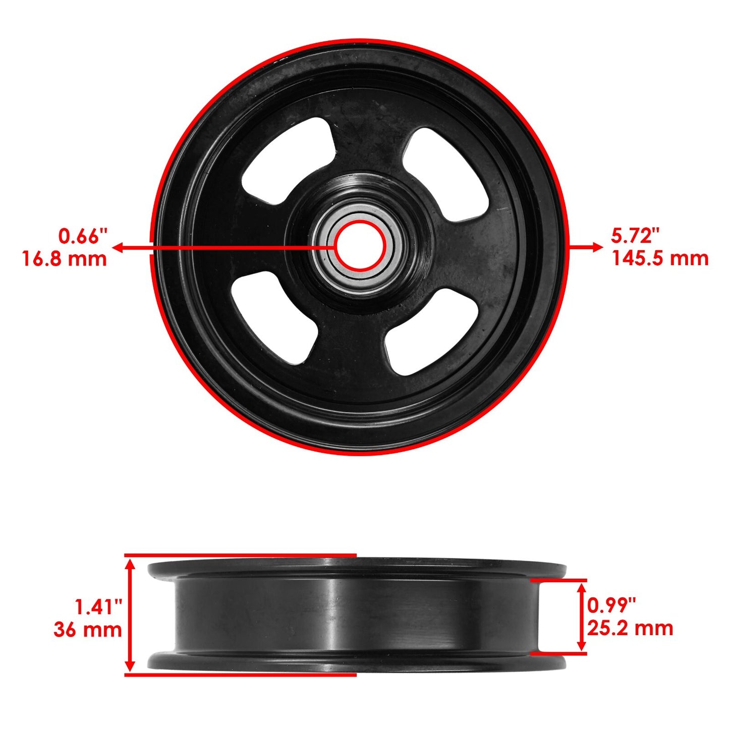 Deck Pulley Replacement for Exmark Lazer Z 52 Inch (2000–2018)