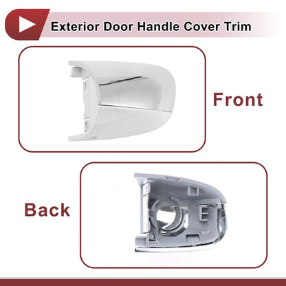 Exterior Door Handle Cover Trim for MERCEDES-BENZ (Pure White)
