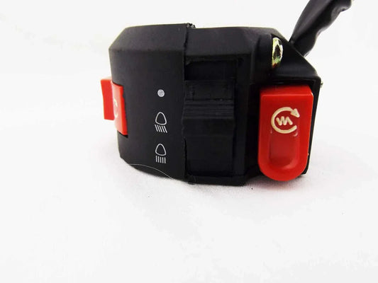 ATV QUAD BUGGY 6 PIN HEADLIGHT STOP START KILL SWITCH BLOCK ASSEMBLY