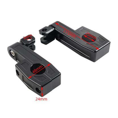 25MM Highway Crash Bar Mount Footpegs Clamp Bracket for Harley