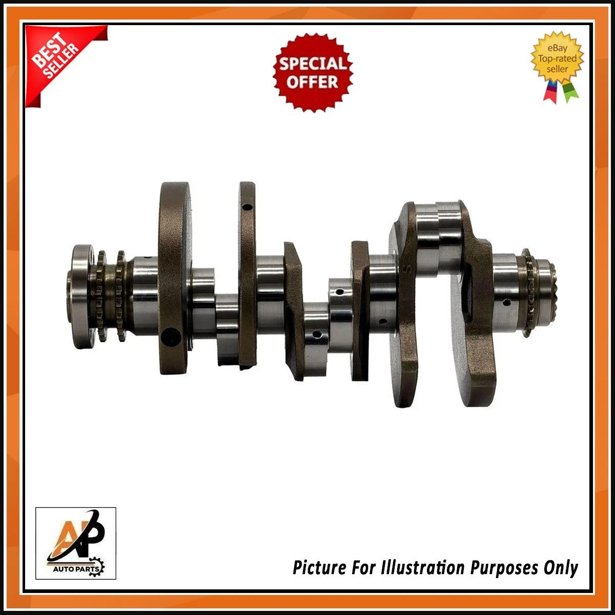 Crankshaft for Audi A4 A5 Phaeton Cayenne 3.0 TDI Diesel (2010–2015)