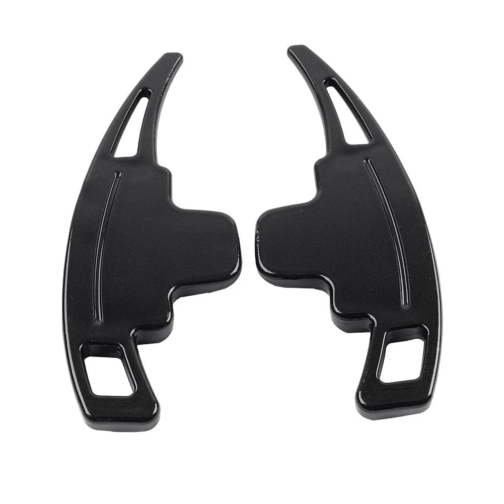 Black Steering Wheel Paddle Shifter Extensions for Benz A B C E M R S CLA CLS GLA